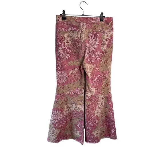 We The Free Floral Flare Jeans