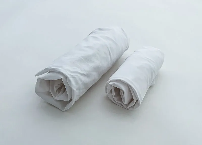 White Crib Fitted Sheet