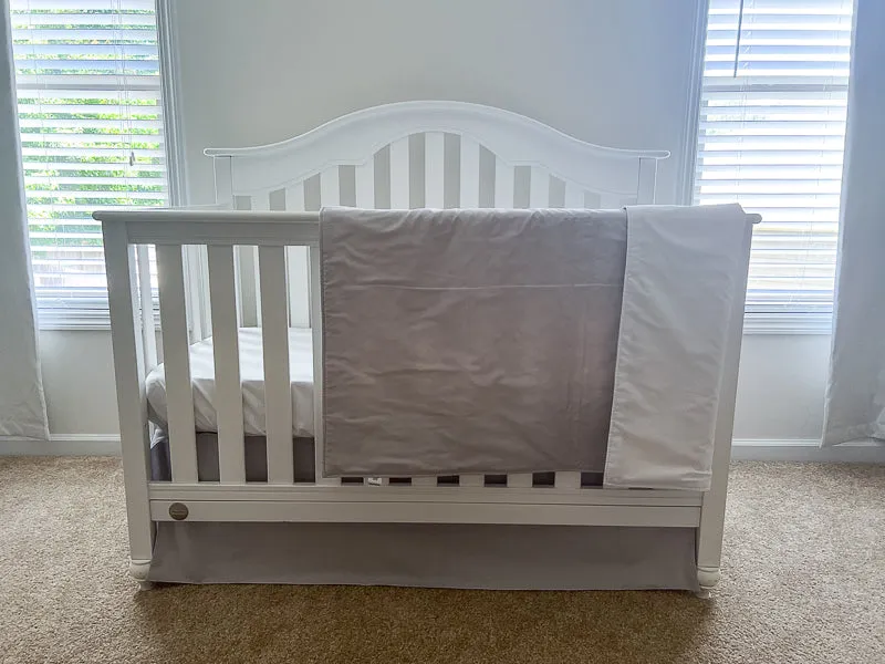 White Crib Fitted Sheet