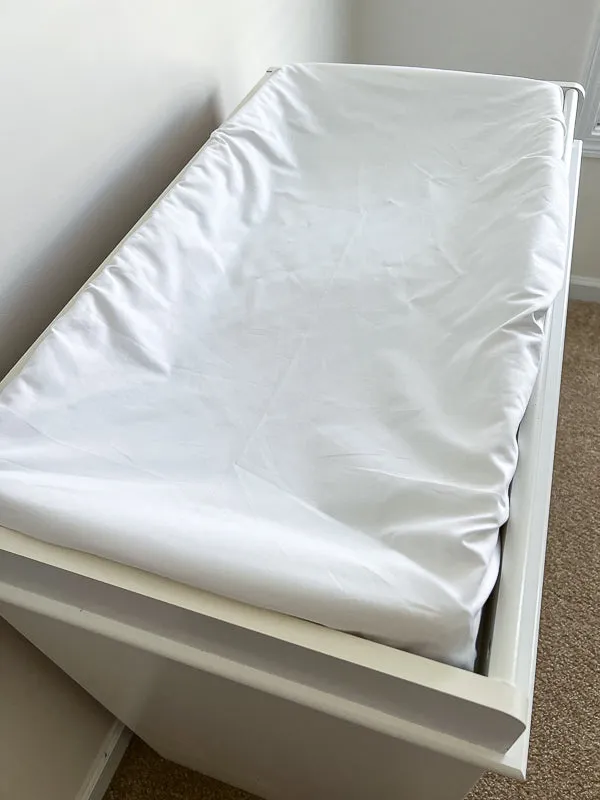 White Crib Fitted Sheet