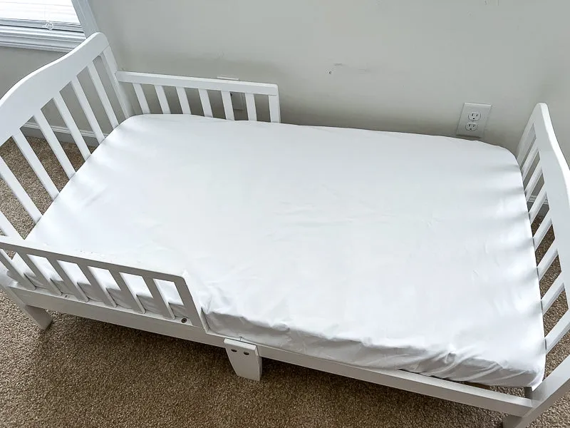 White Crib Fitted Sheet