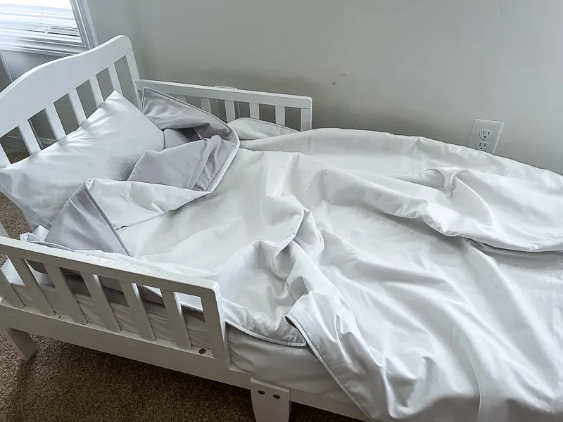 White Crib Fitted Sheet