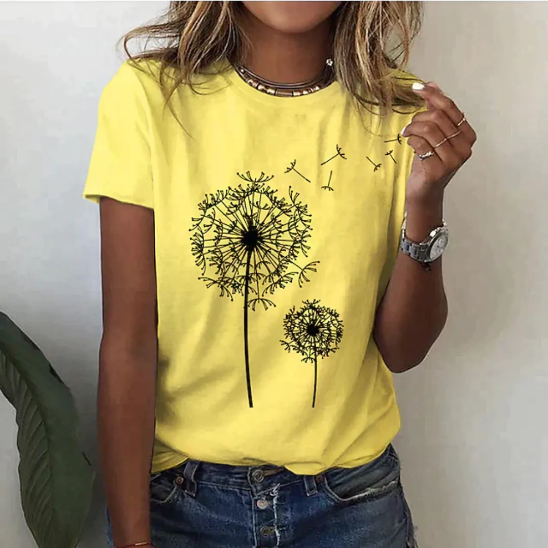 Women's Casual Graphic T-shirt | Short Sleeve