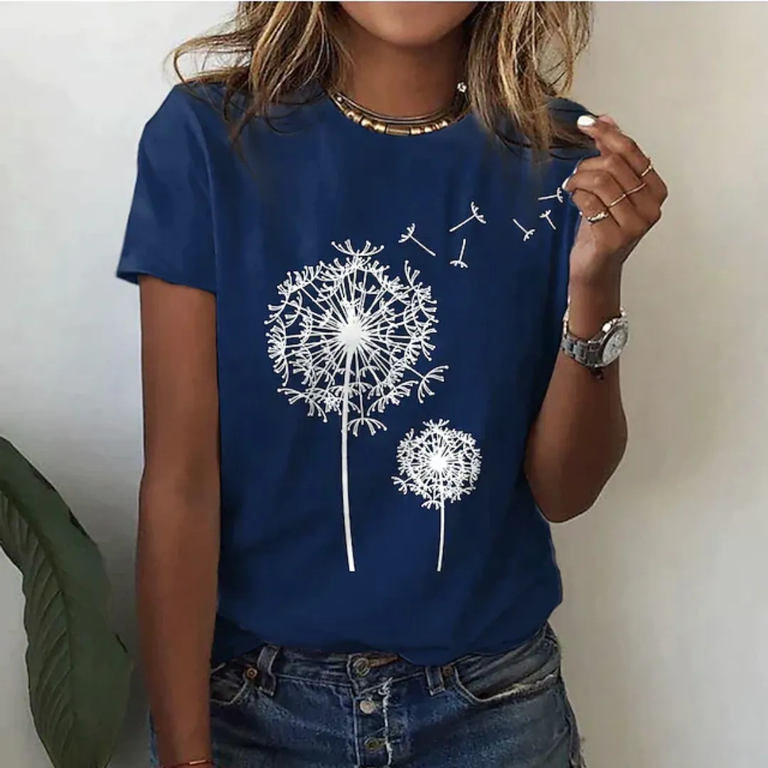 Women's Casual Graphic T-shirt | Short Sleeve