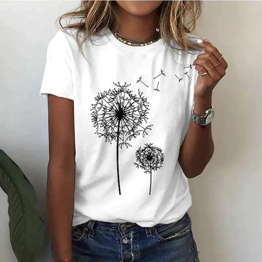 Women's Casual Graphic T-shirt | Short Sleeve