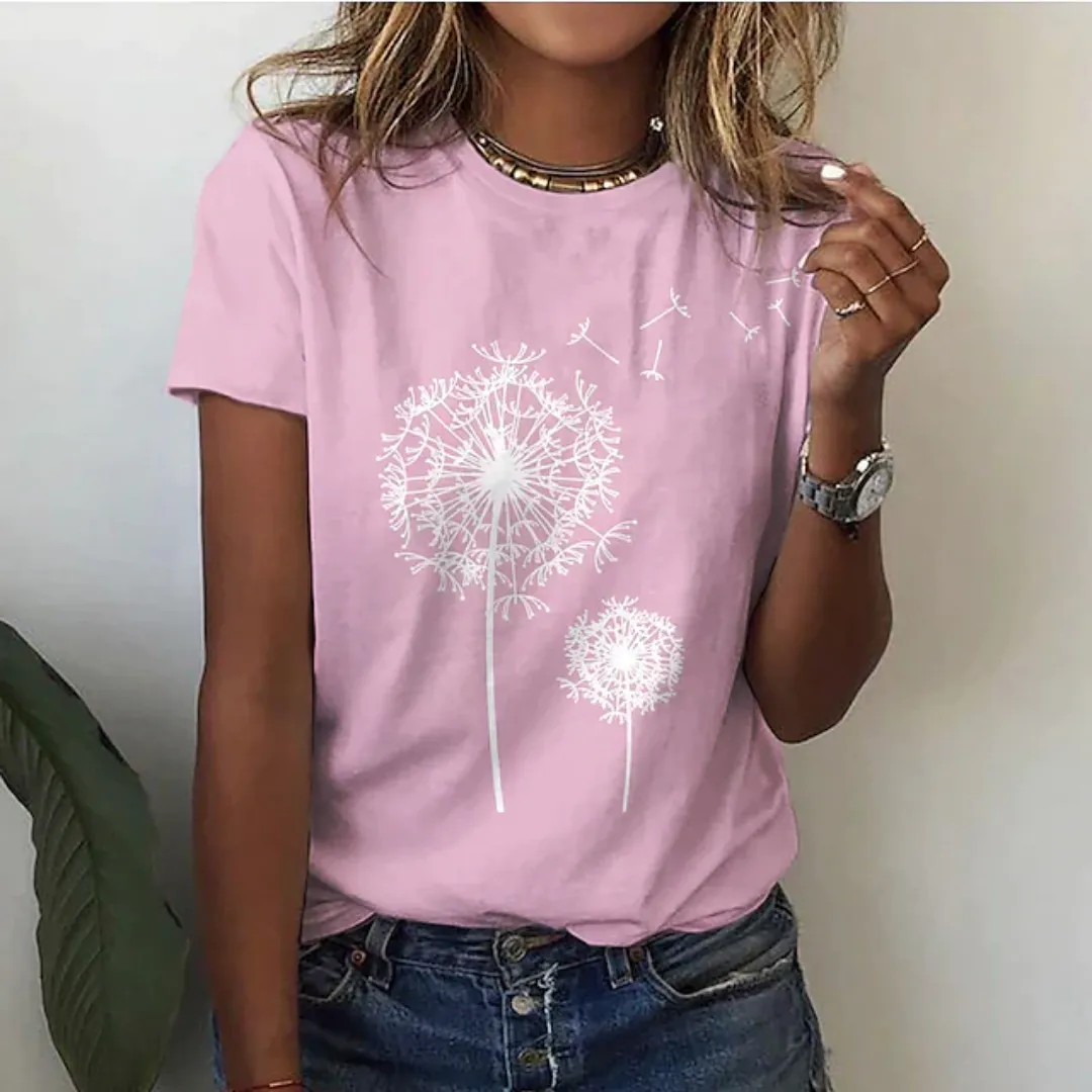 Women's Casual Graphic T-shirt | Short Sleeve