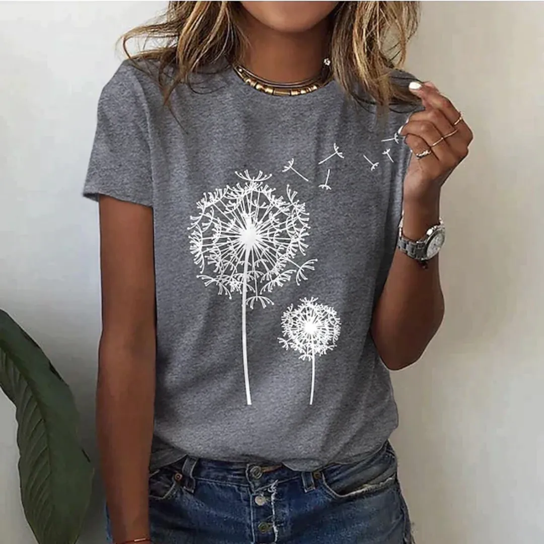 Women's Casual Graphic T-shirt | Short Sleeve