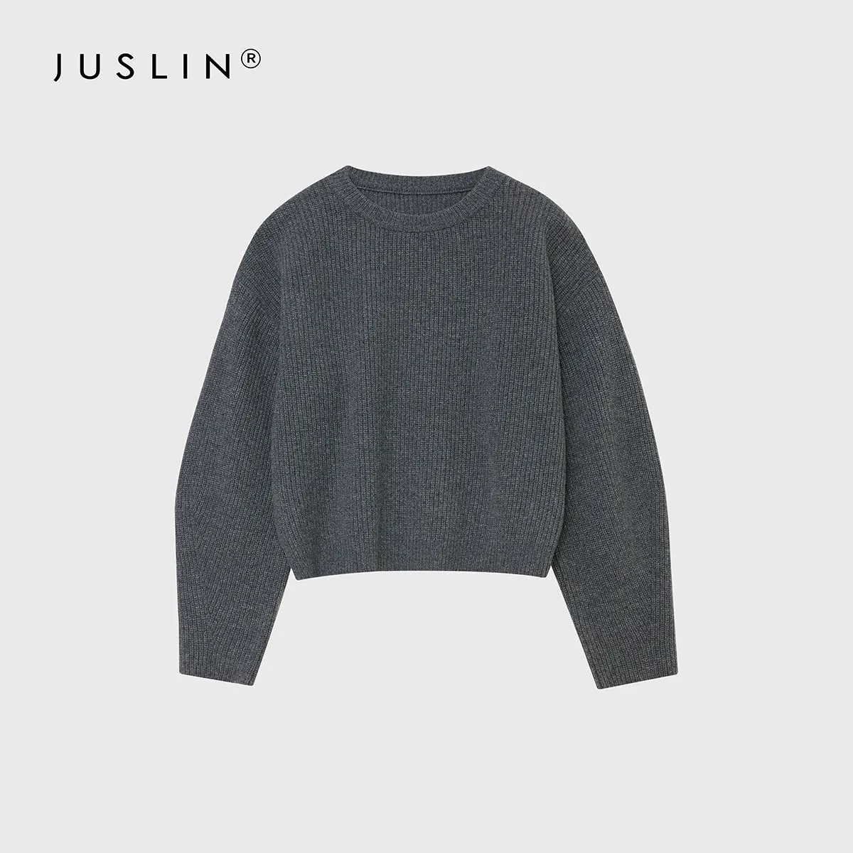 Woolen Ribbed Knit Sweater