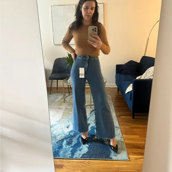 Zara Marine Straight Jeans