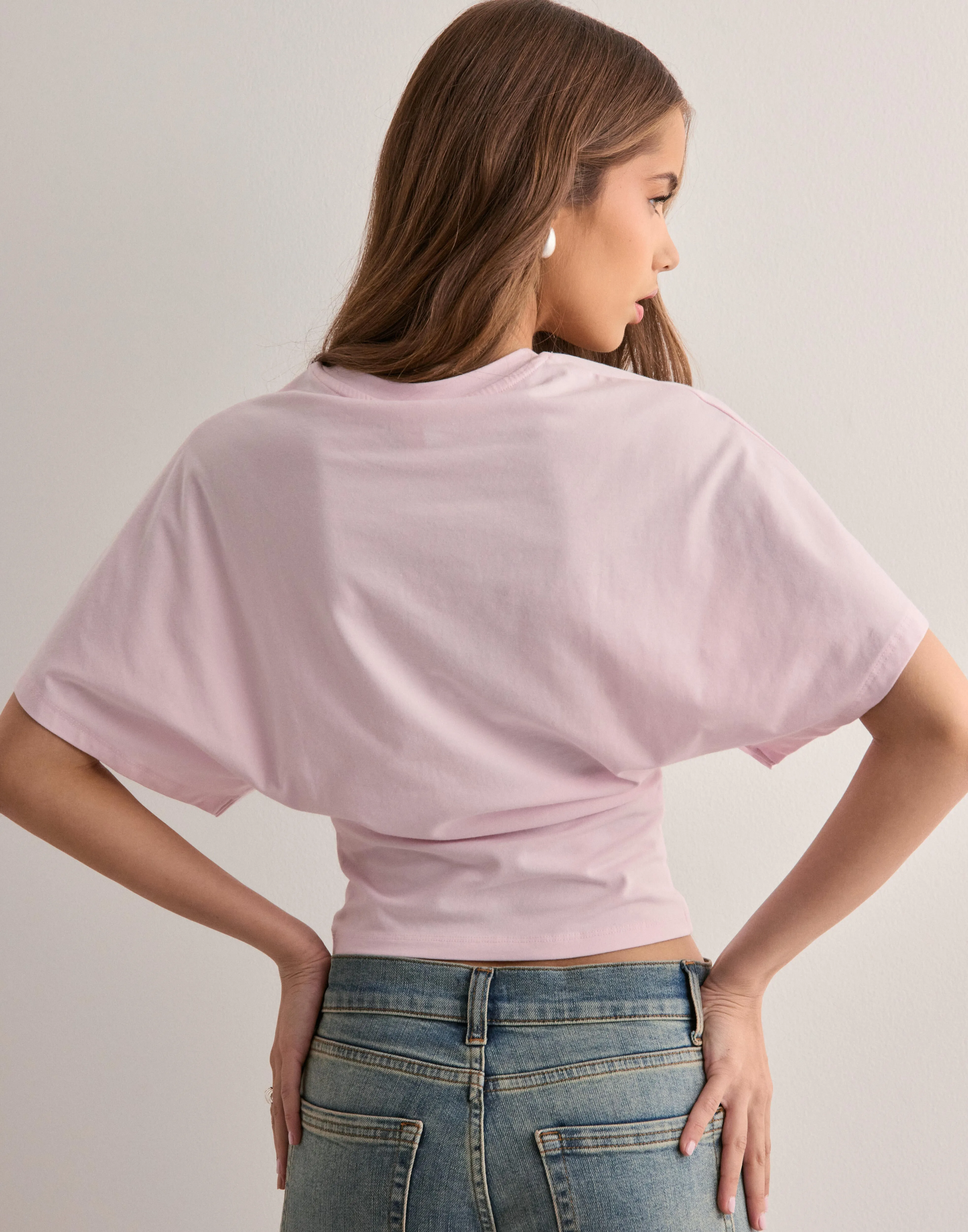 ZARALINA | T-SHIRT WITH LOOSE SLEEVES
